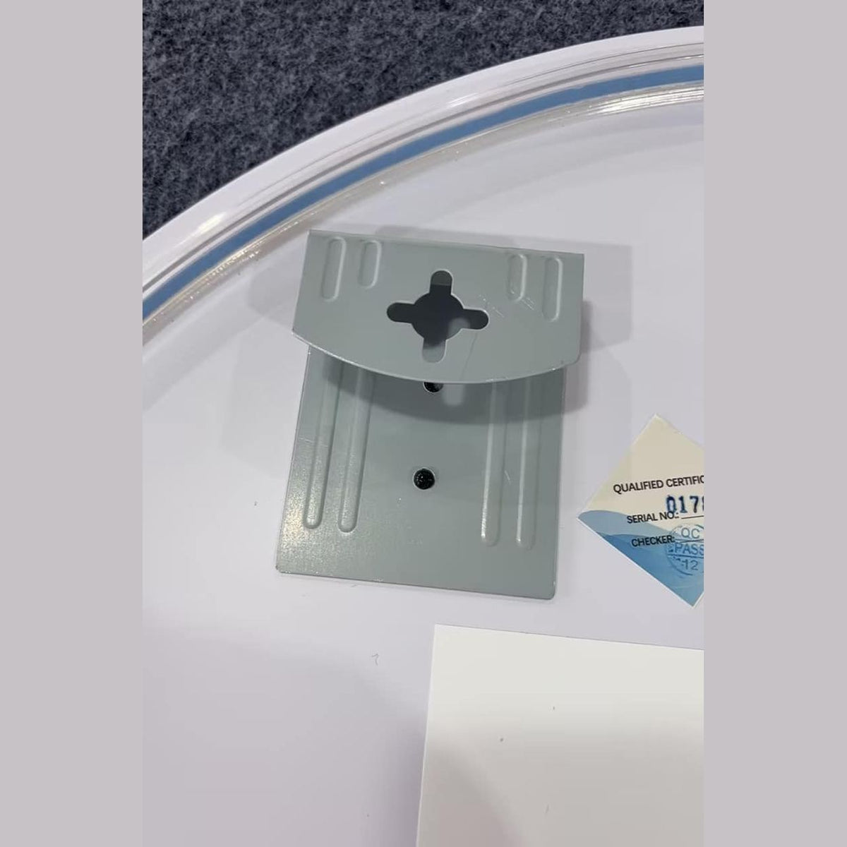 Left Cut Moon Frosted LED Mirror – 90 x 100cm Frameless Frontlit