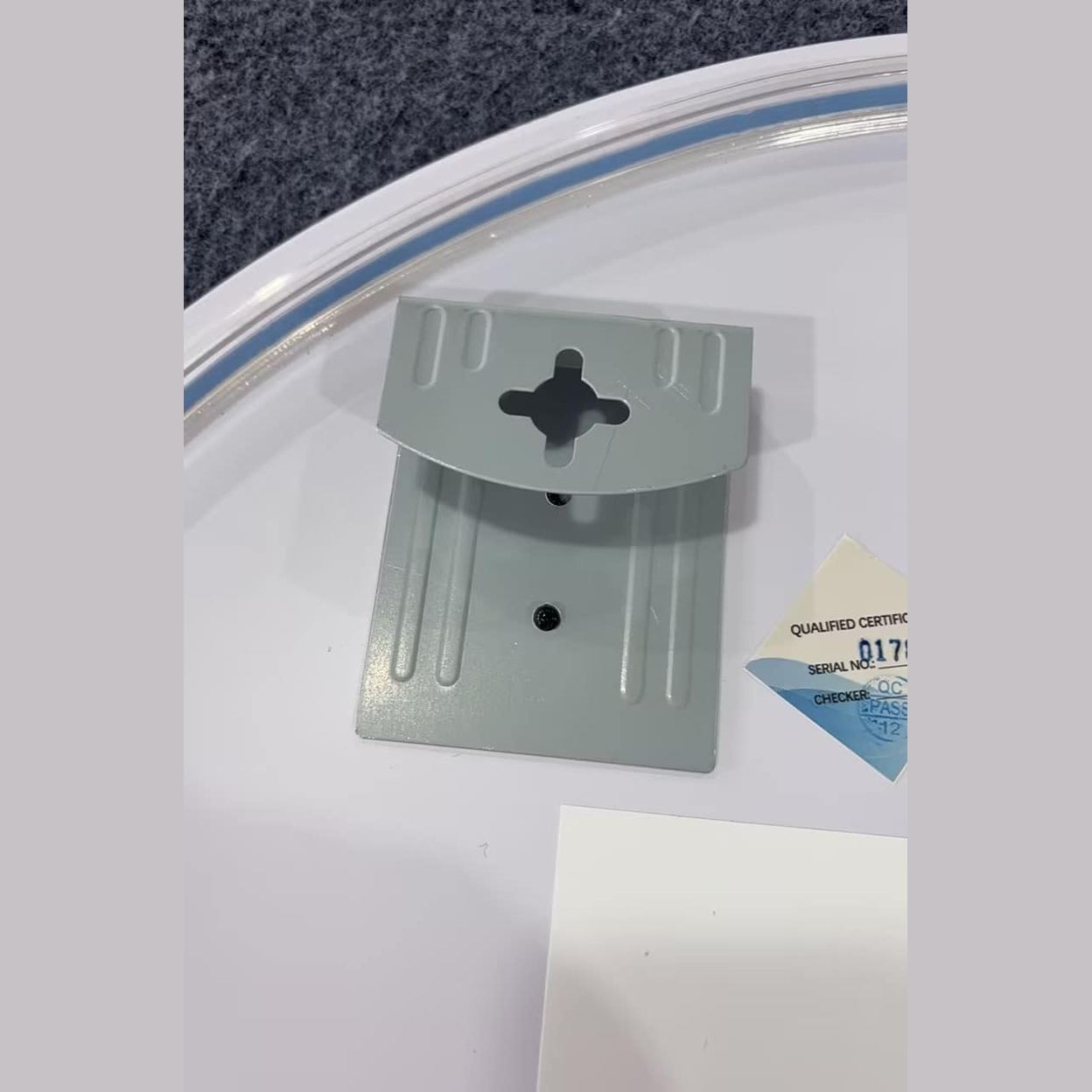 Left Cut Moon Frosted LED Mirror – 90 x 100cm Frameless Frontlit