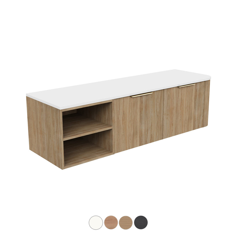 Fienza Margot Wall Hung Cabinet with Shelf 900/1200/1500/1800 MM