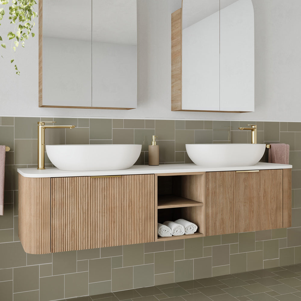 Fienza Margot Wall Hung Cabinet with Shelf 900/1200/1500/1800 MM