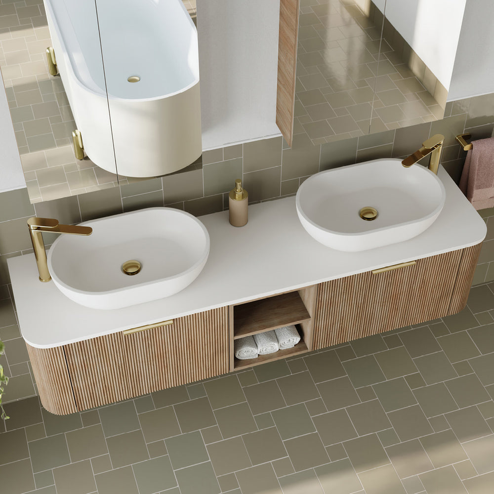 Fienza Margot Wall Hung Cabinet with Shelf 900/1200/1500/1800 MM