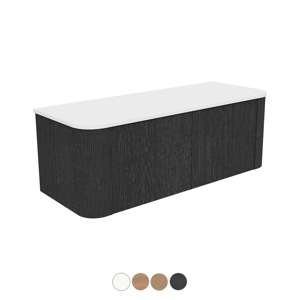 Fienza Margot Wall Hung Double Curve Cabinet 750/900/1200/1500/1800 MM