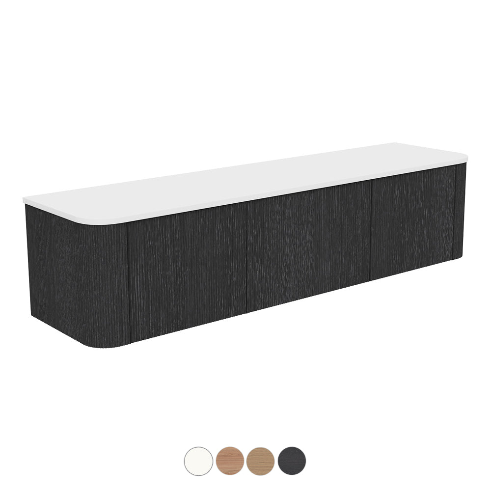 Fienza Margot Wall Hung Double Curve Cabinet 750/900/1200/1500/1800 MM