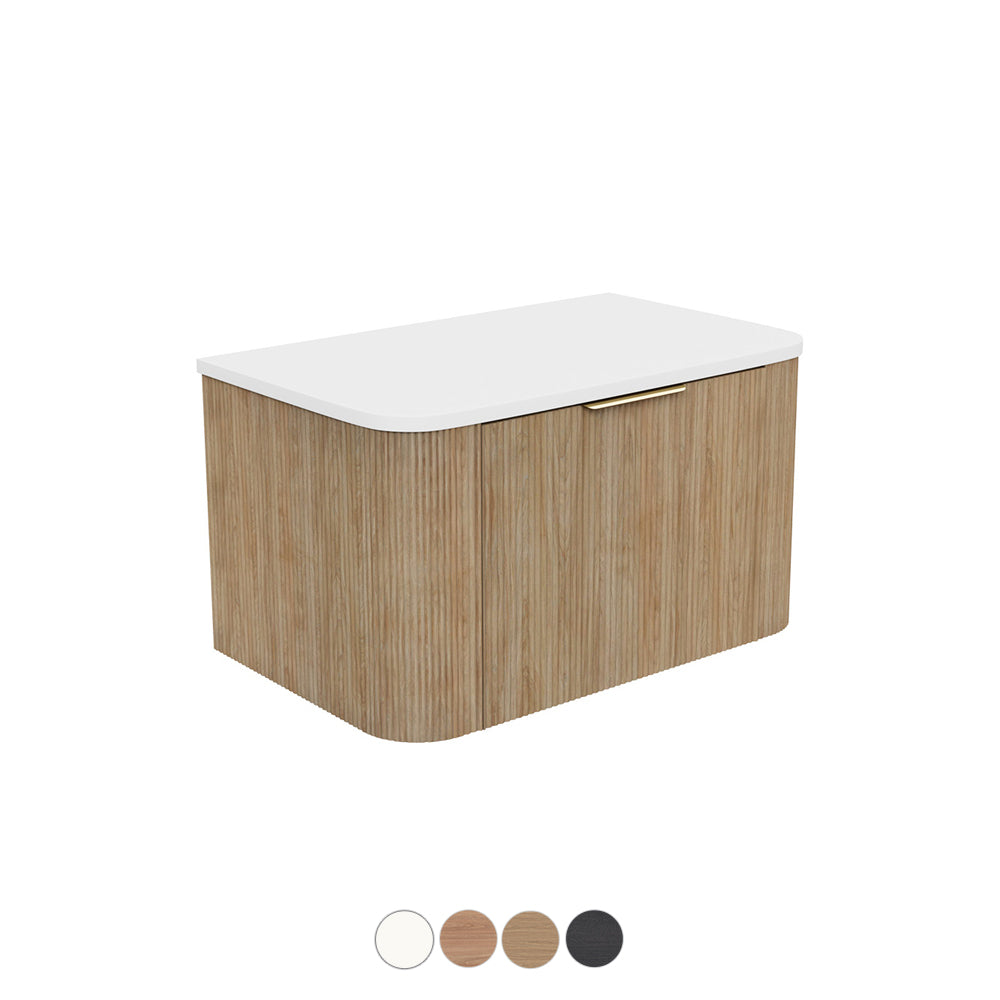 Fienza Margot Wall Hung Double Curve Cabinet 750/900/1200/1500/1800 MM