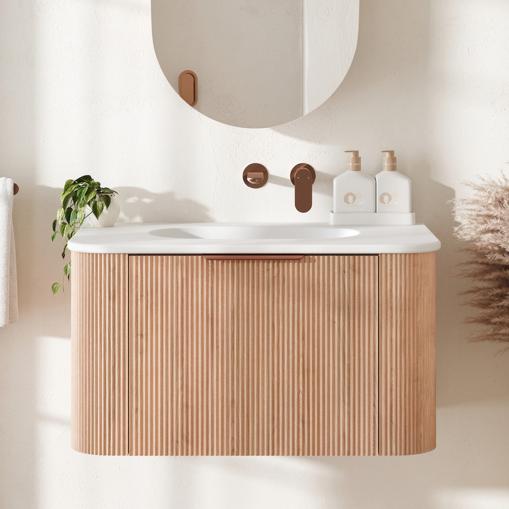 Margot Wall Hung Cabinet - Matte White Basin