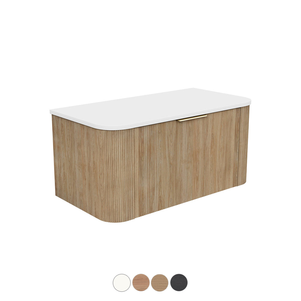 Fienza Margot Wall Hung Double Curve Cabinet 750/900/1200/1500/1800 MM