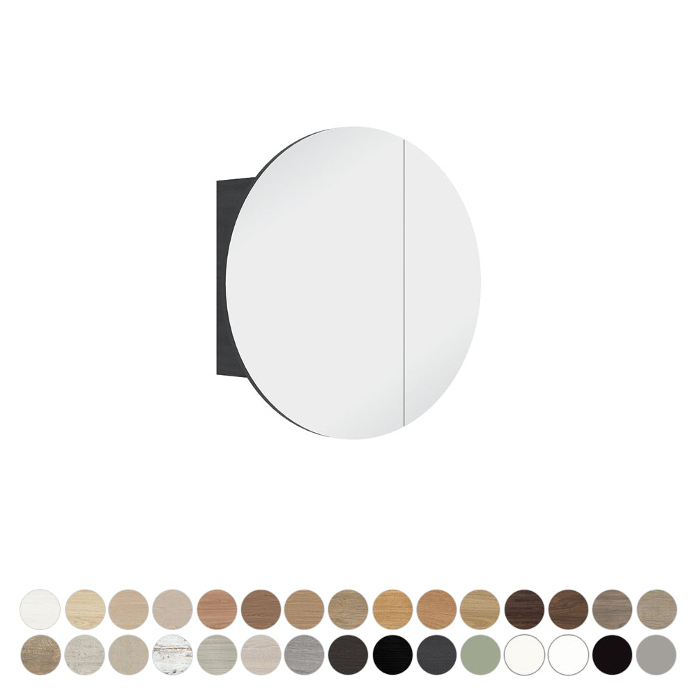 Marlowe Round Mirror Cabinet, 600 x 600mm