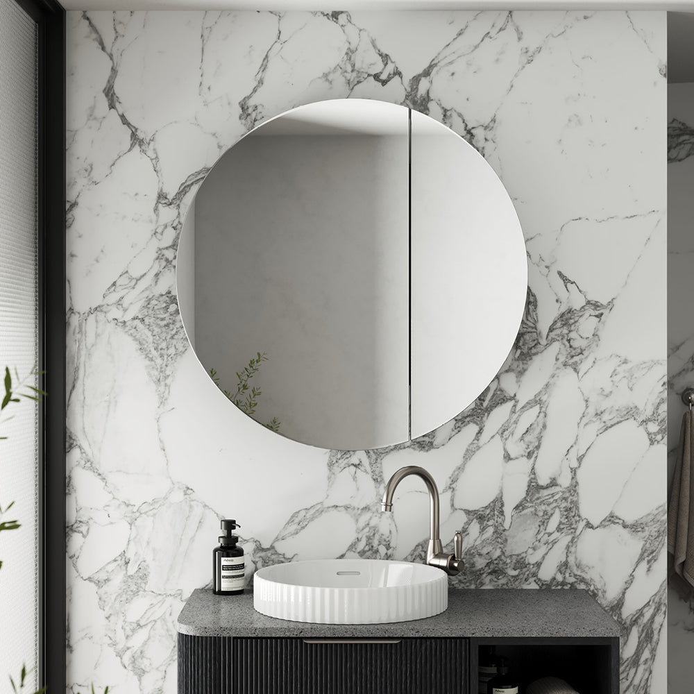 Marlowe Round Mirror Cabinet