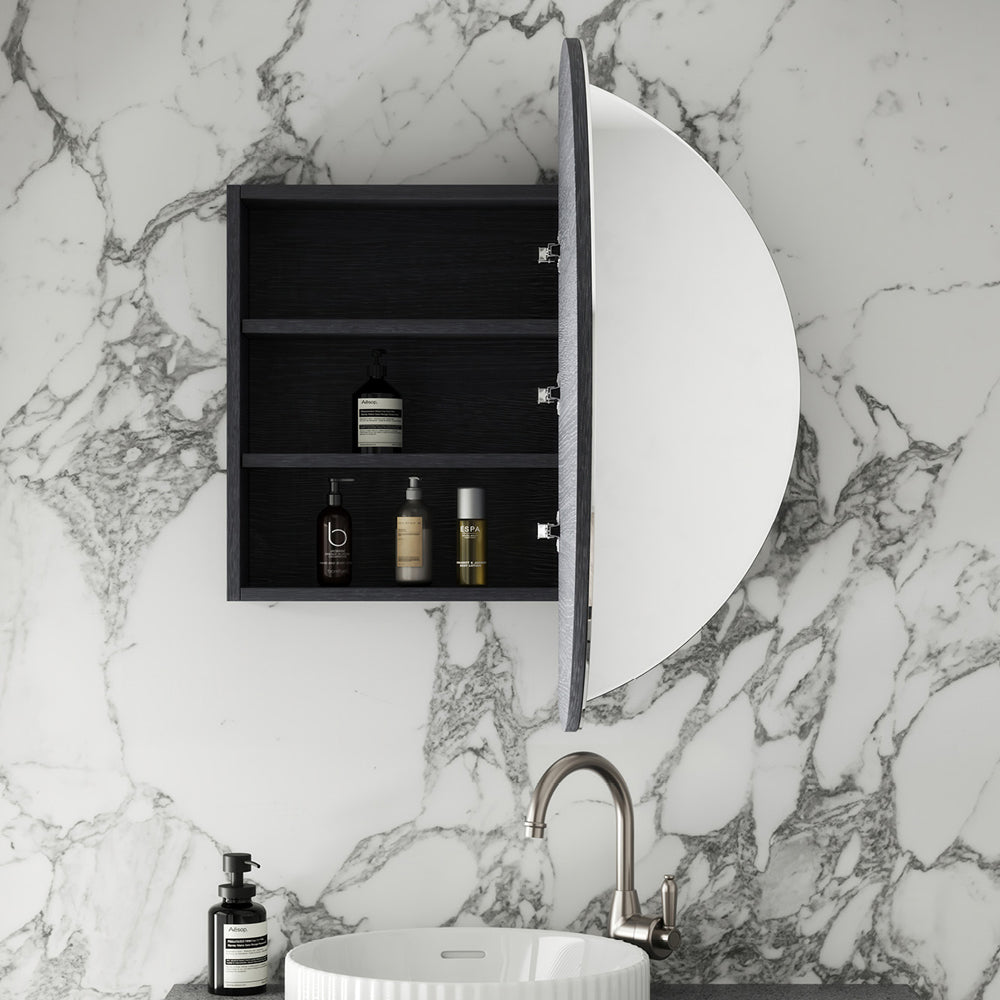 Marlowe Round Mirror Cabinet