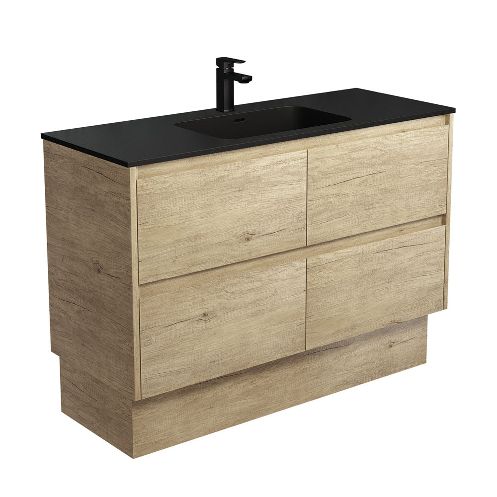 Montana Amato 1200 Scandi Oak Vanity On Kick