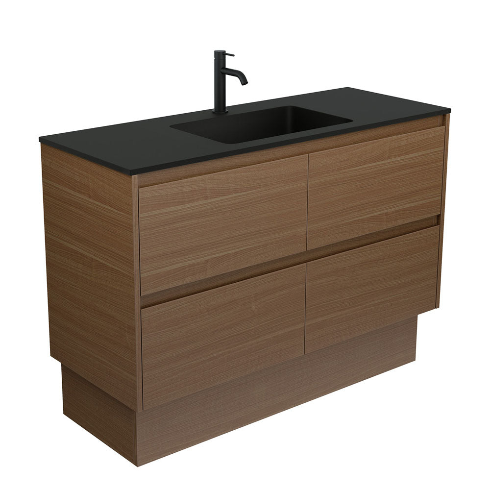 Montana Amato 1200 Walnut Vanity on Kick