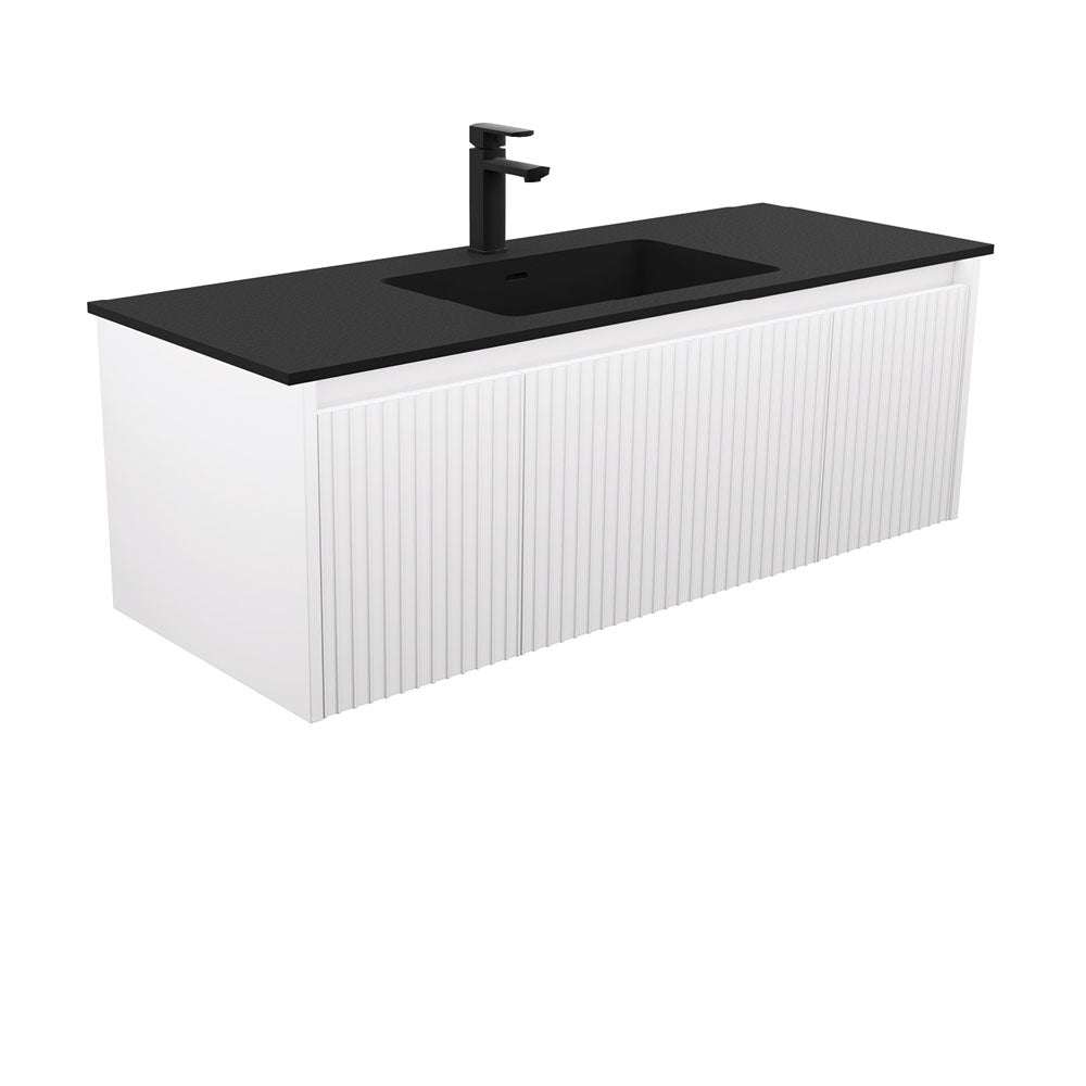 Montana Alina Satin White 1200 Wall-Hung Vanity