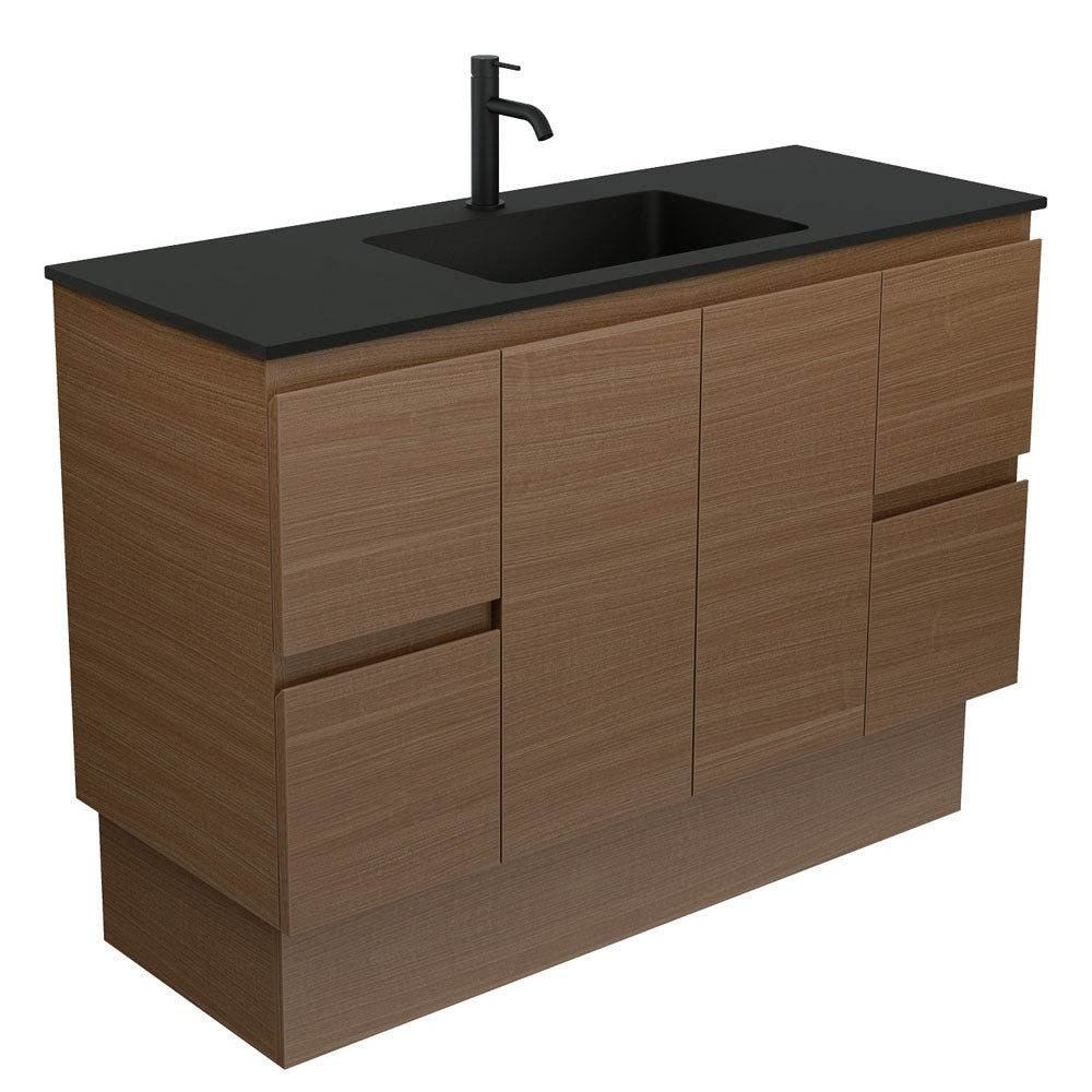 Montana Edge 1200 Walnut Vanity On Kickboard
