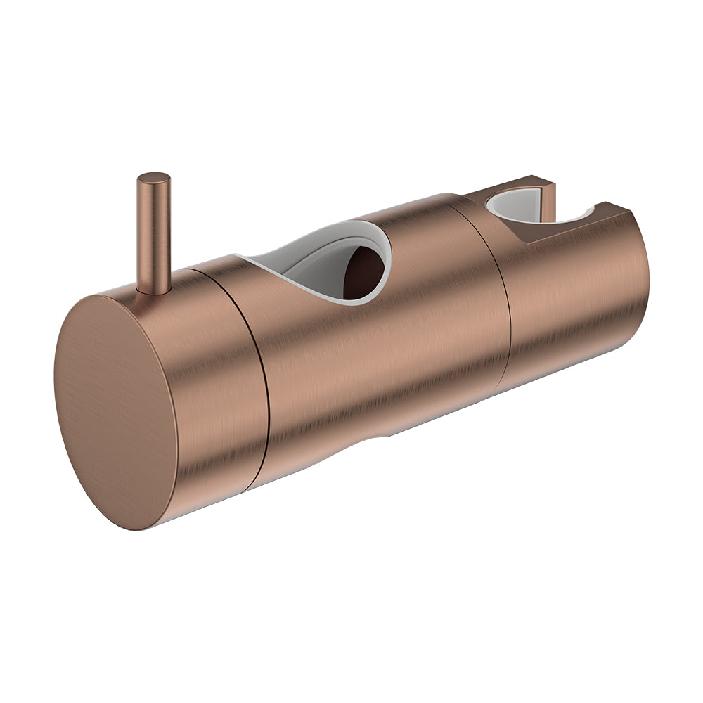 Round Slider for Shower Rail, 32mm, Brushed Copper