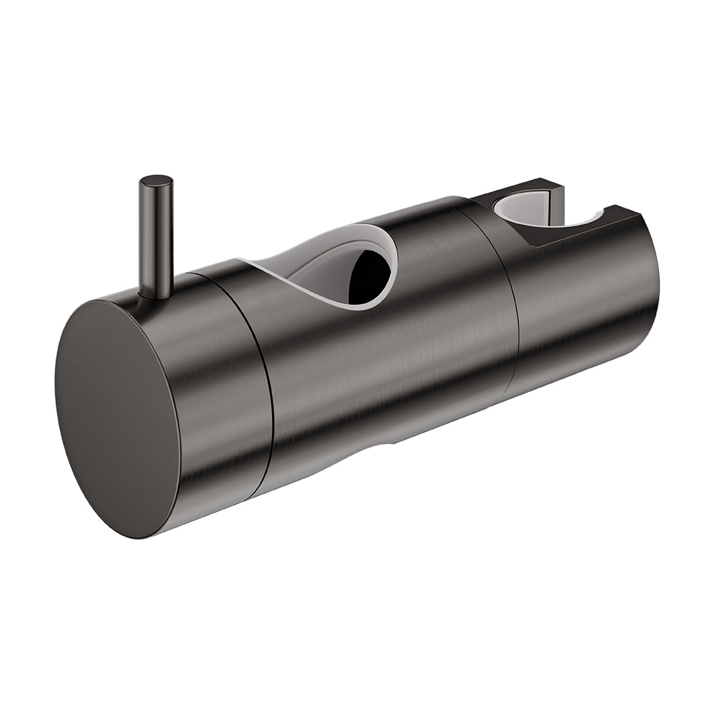 Round Slider for Shower Rail, 32mm, Gun Metal