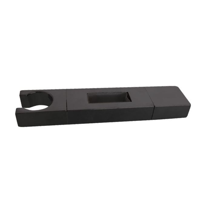 Square Matte Black Slider - to suit 30 x 10mm rail