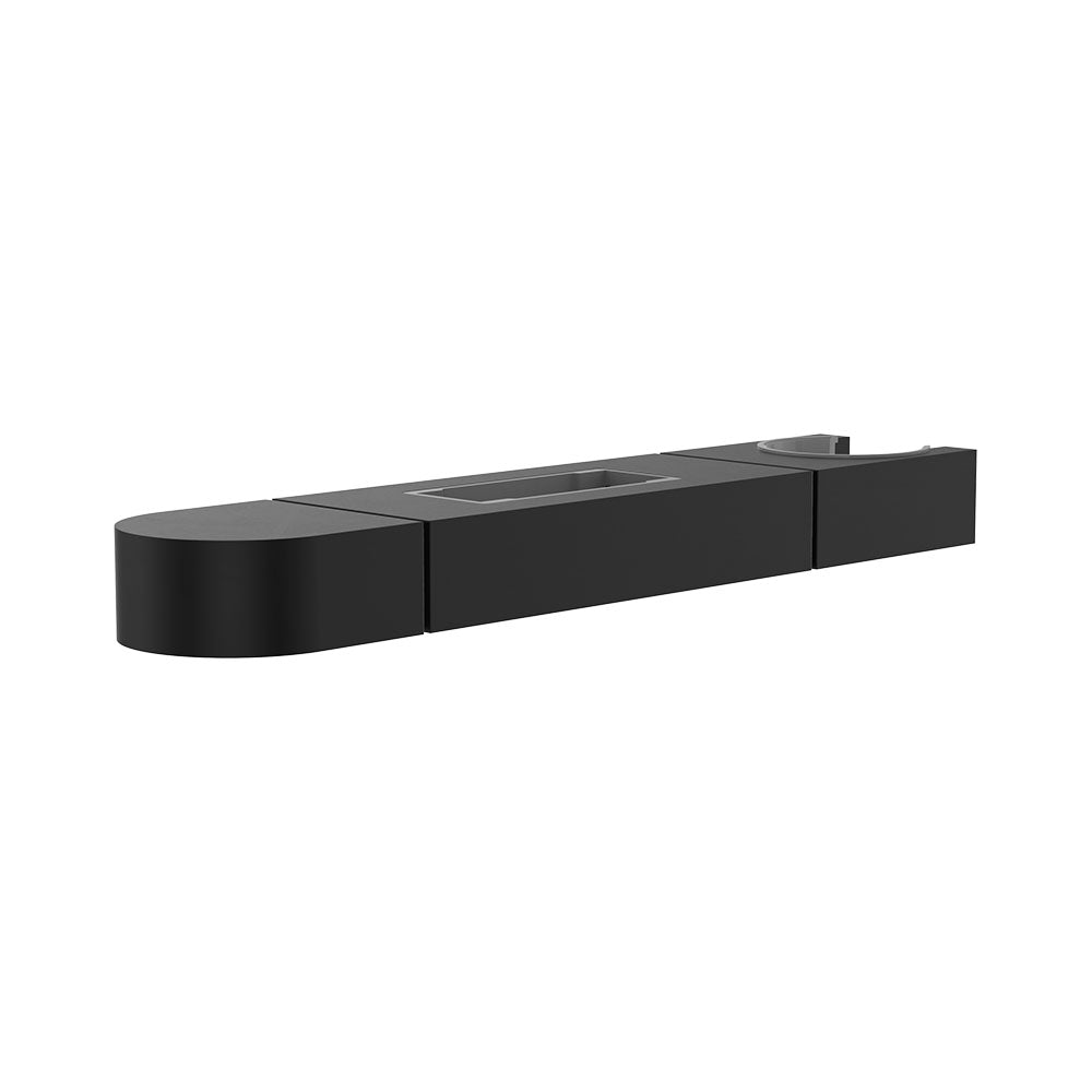 Empire Slim Slider for Rail Shower, Matte Black