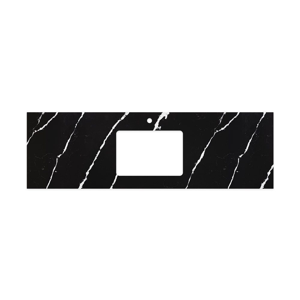 Fienza - Silica Free Stone Top, Rectangular Full Depth - Single Undermount