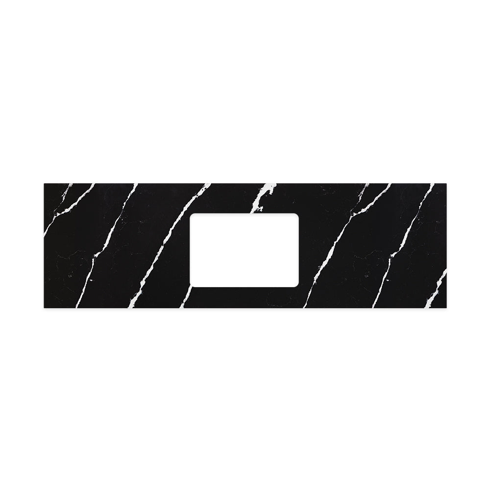 Fienza - Silica Free Stone Top, Rectangular Full Depth - Single Undermount