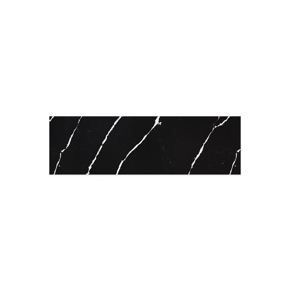 Nero Vena Silica Free Stone Top, Ensuite Depth, 1200mm
