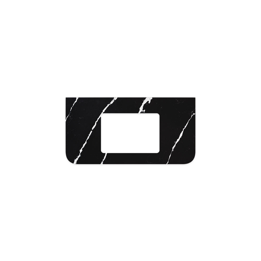 Fienza - Silica Free Stone Top, Curved Full Depth - Single Undermount