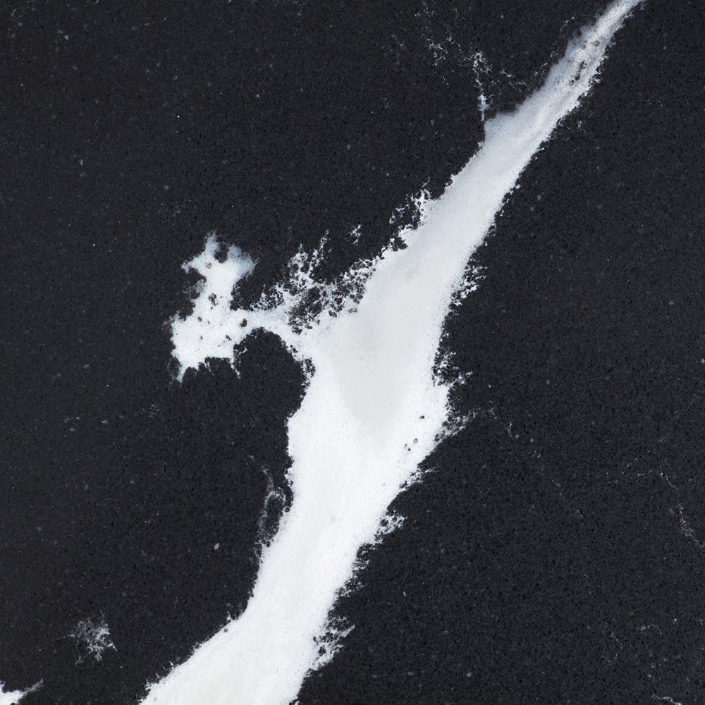 Nero Vena Silica Free Stone Top, Ensuite Depth, 900mm