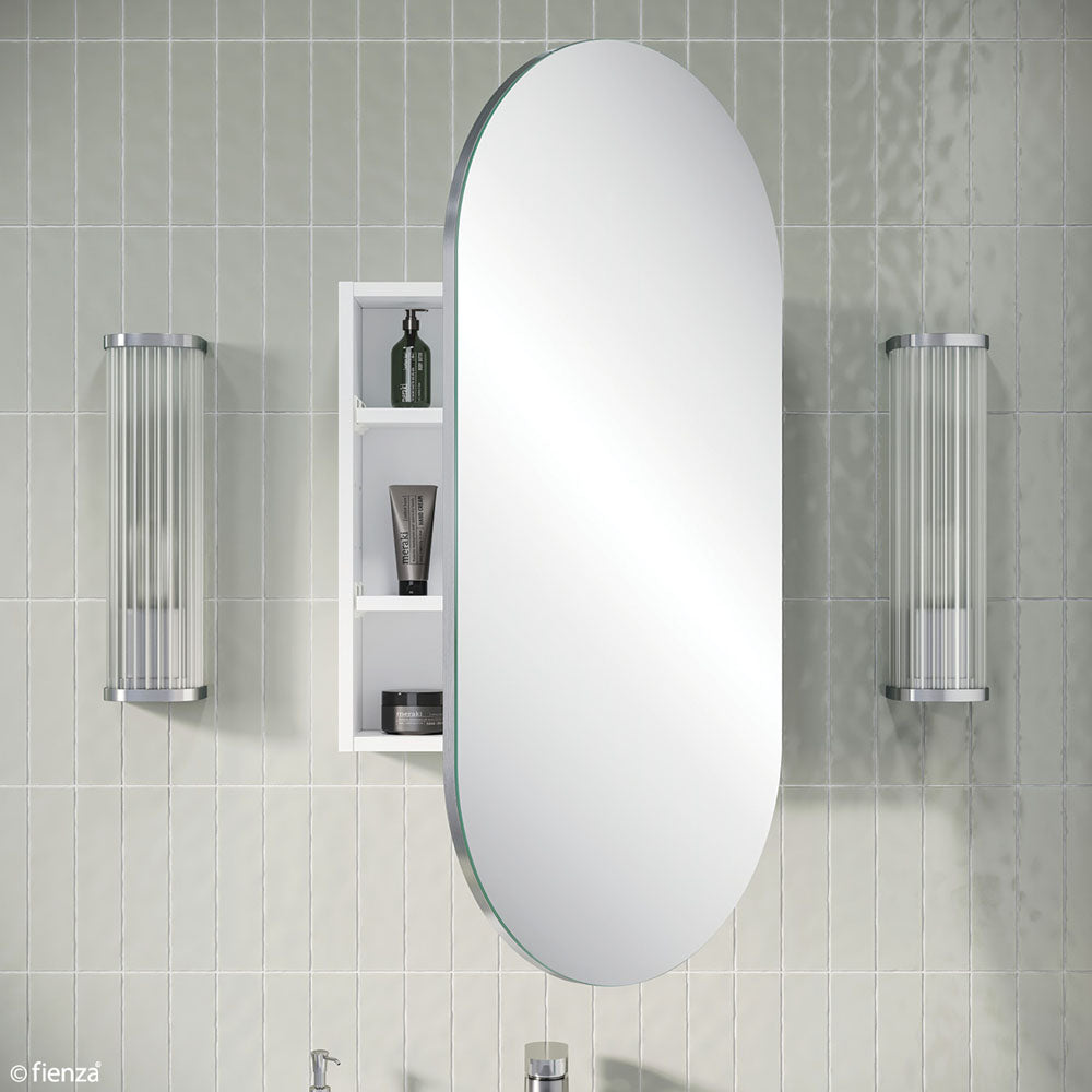 Pill Mirror Cabinet, 450 x 900mm