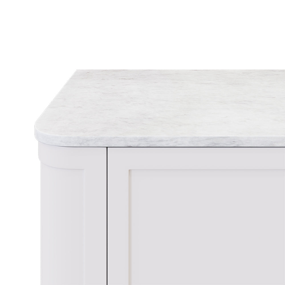 Fienza - Silica Free Stone Top, Curved Full Depth - Single Undermount