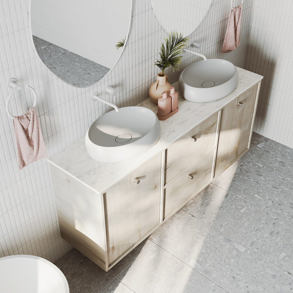 Fienza - Silica Free Stone Top, Rectangular Full Depth