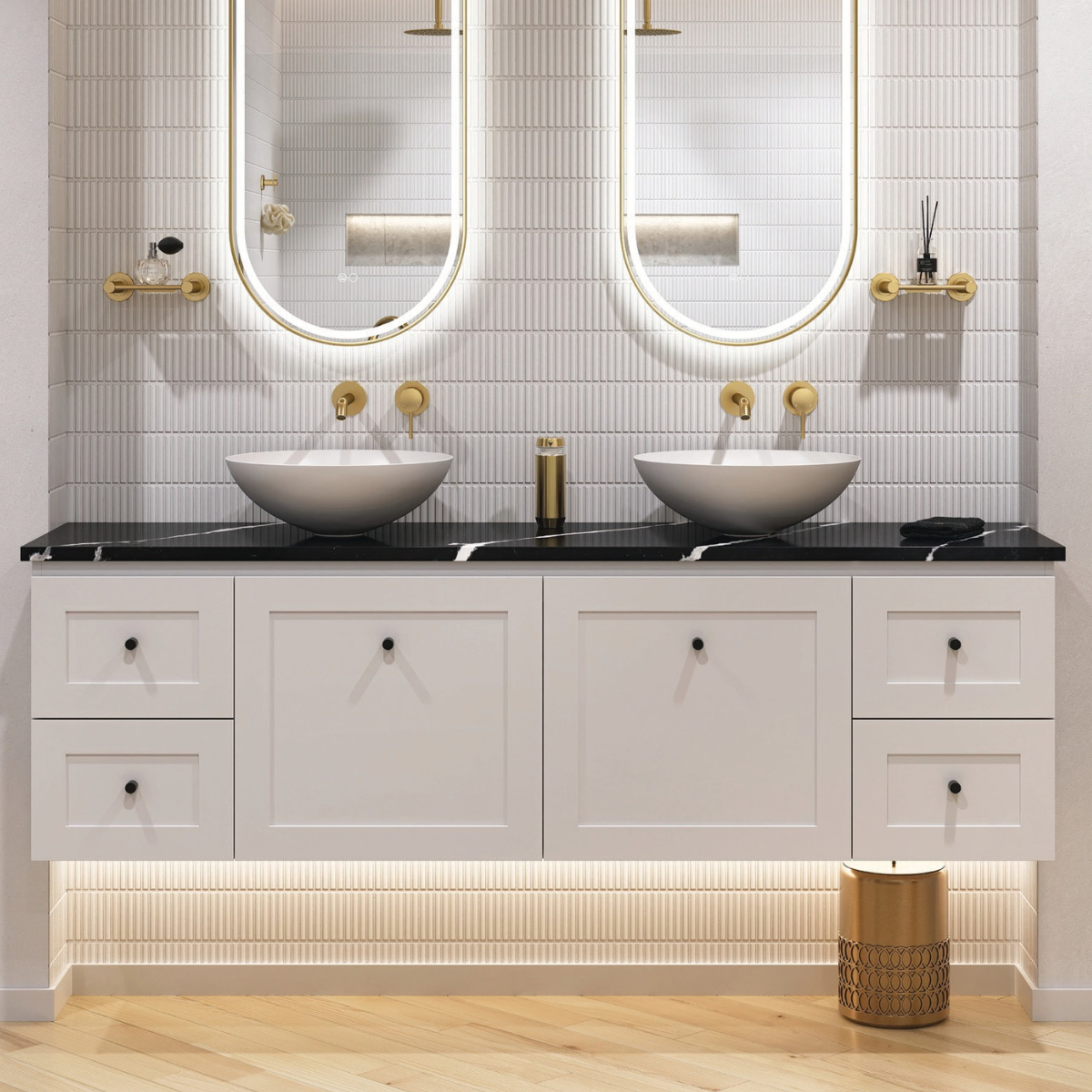 Fienza - Silica Free Stone Top, Rectangular Full Depth