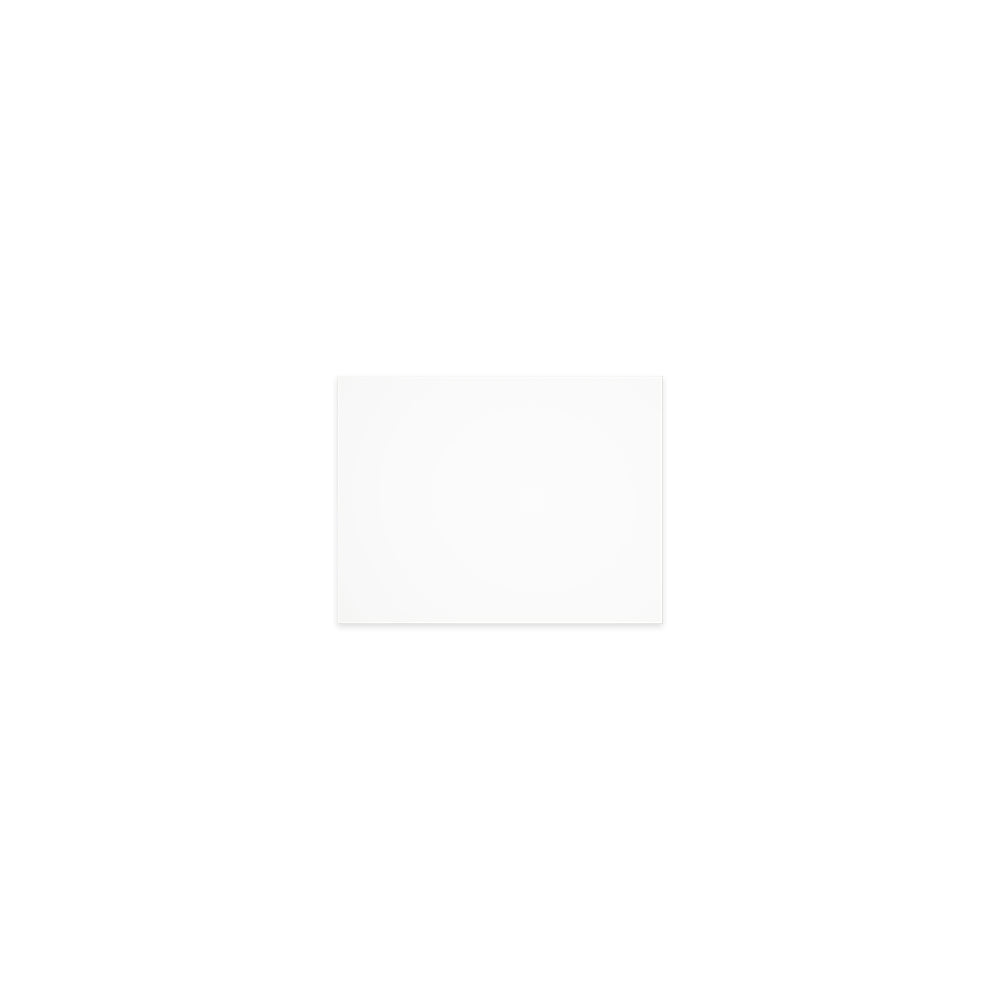 Pure White Solid Surface Top, Rectangular Full Depth, 600mm