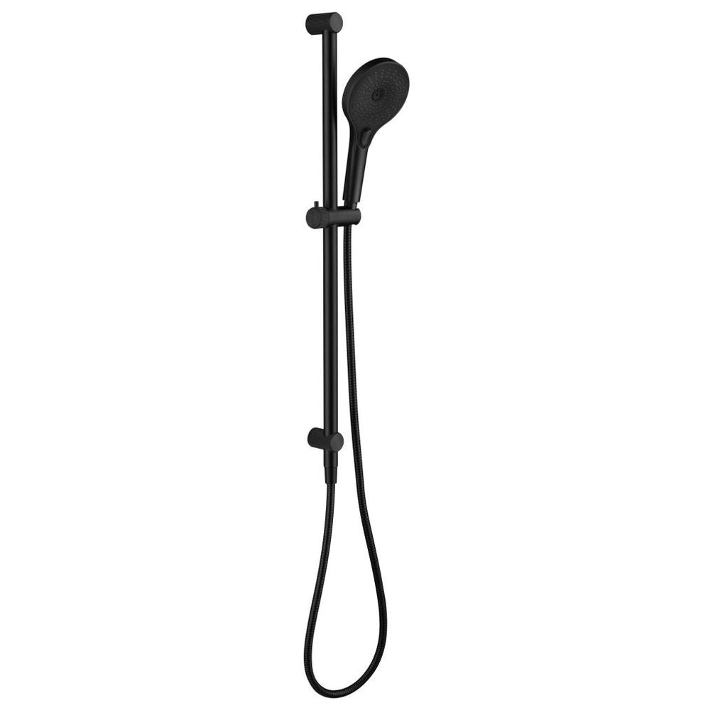 Mica Fluted Shower Rail - Inbuilt Inlet