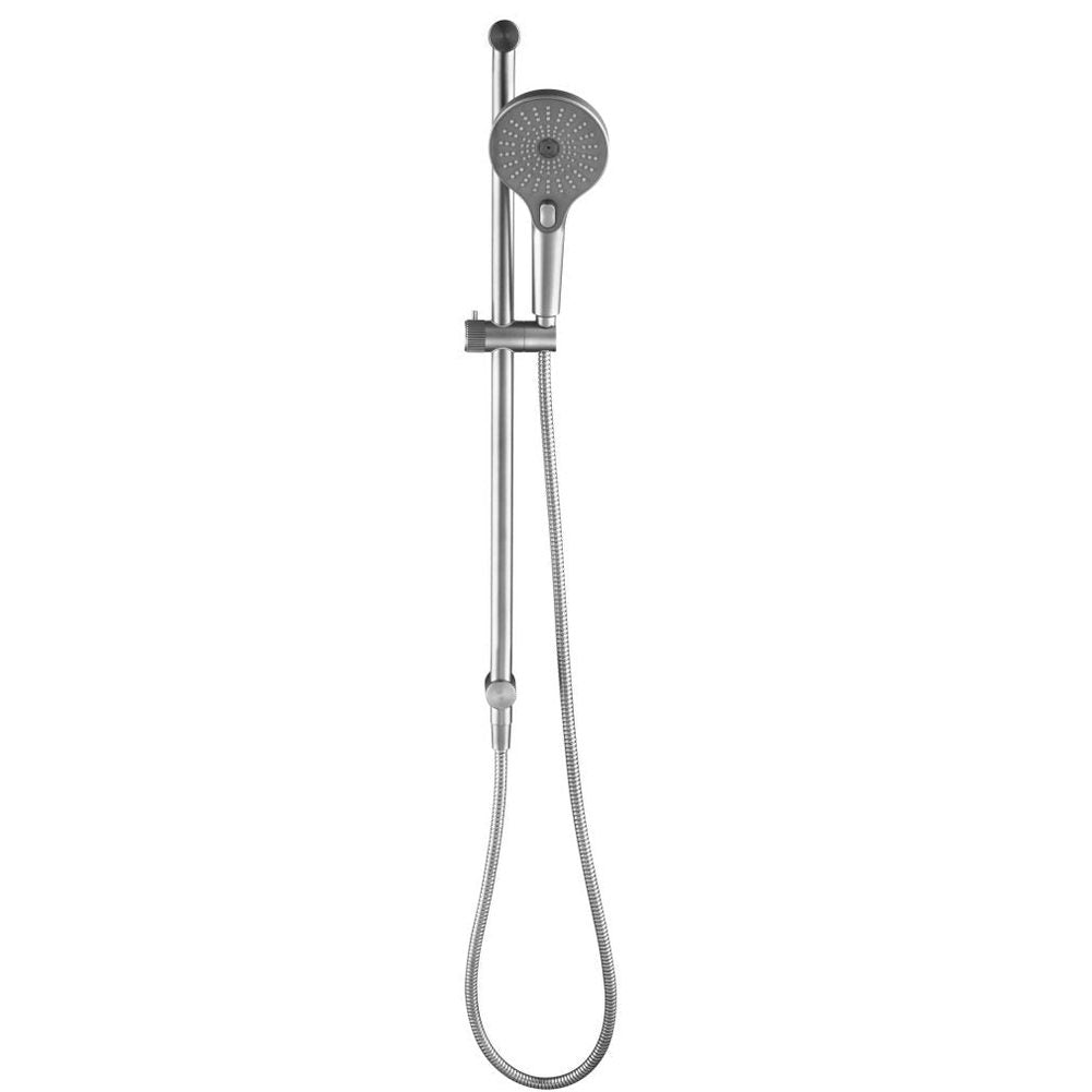 Mica Fluted Shower Rail - Inbuilt Inlet