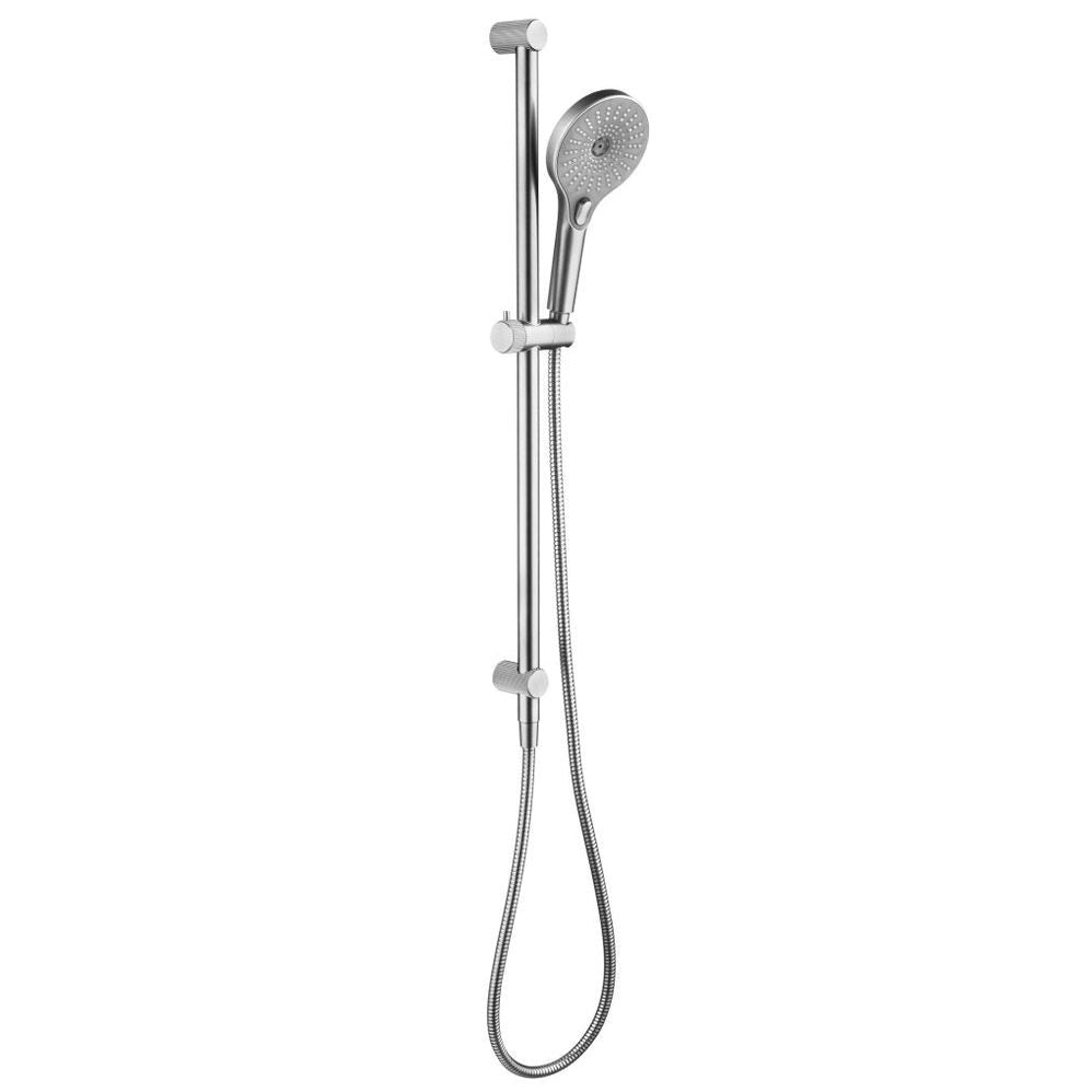 Mica Fluted Shower Rail - Inbuilt Inlet