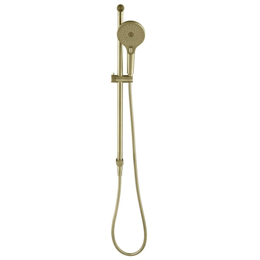 Mica Fluted Shower Rail - Inbuilt Inlet