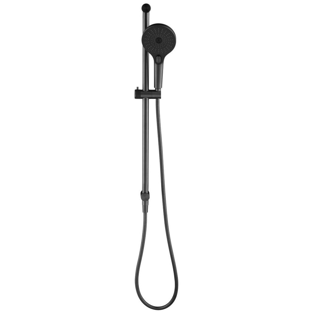 Mica Fluted Shower Rail - Inbuilt Inlet