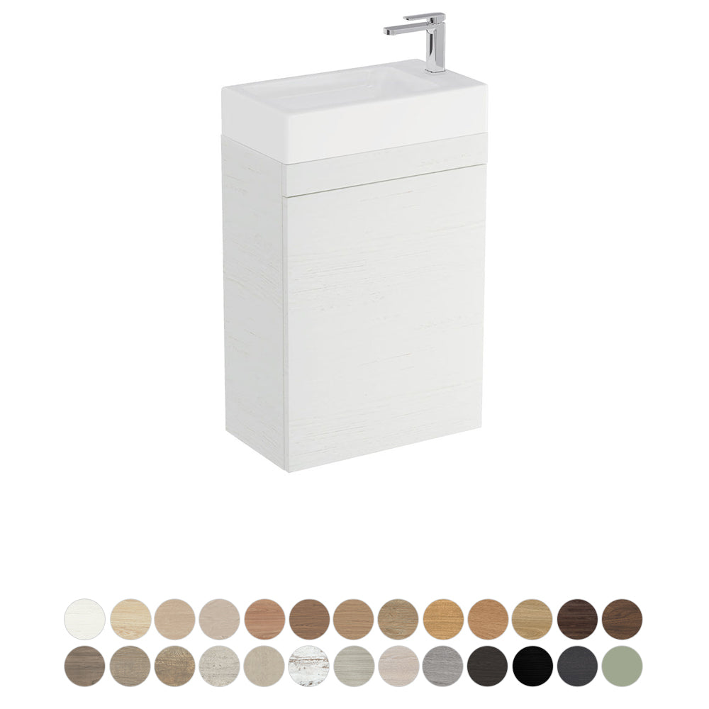 Riley Slim Ensuite 450 Wall Hung Vanity