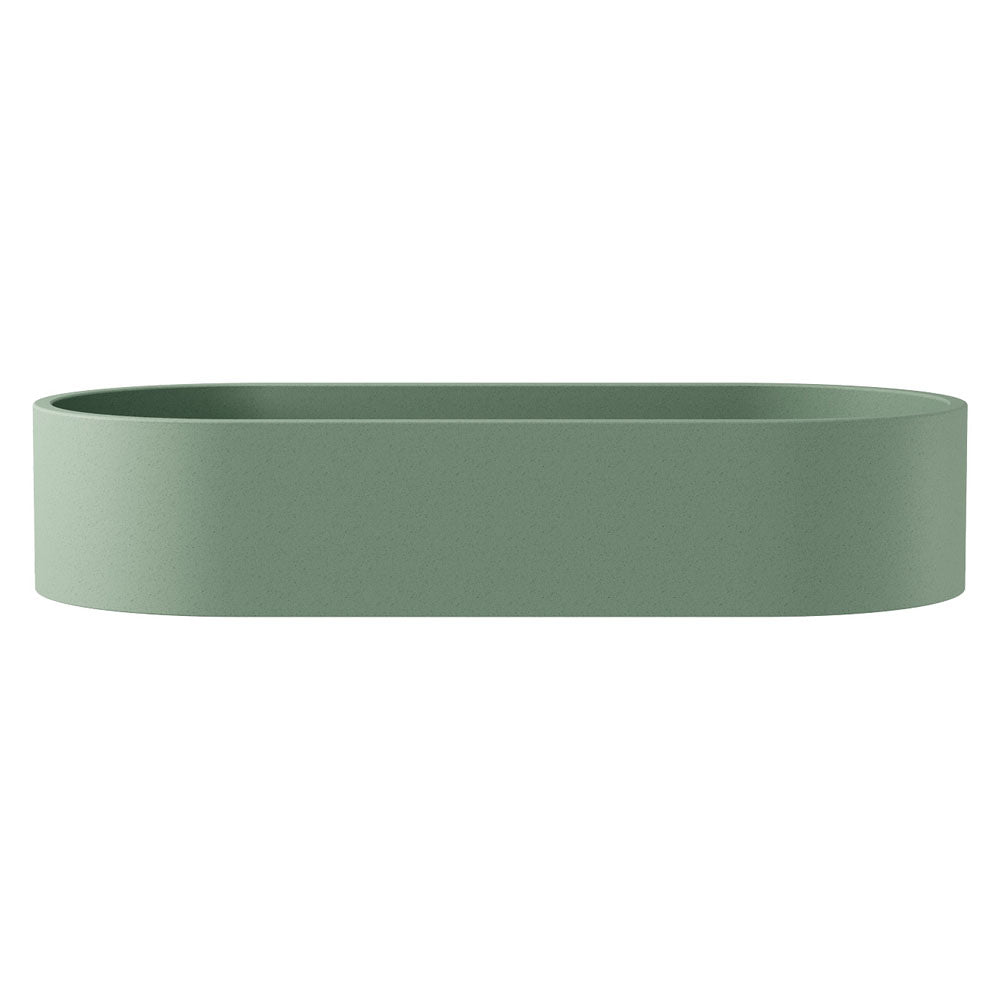 Jada Pill Concrete Above Counter Basin, Sage