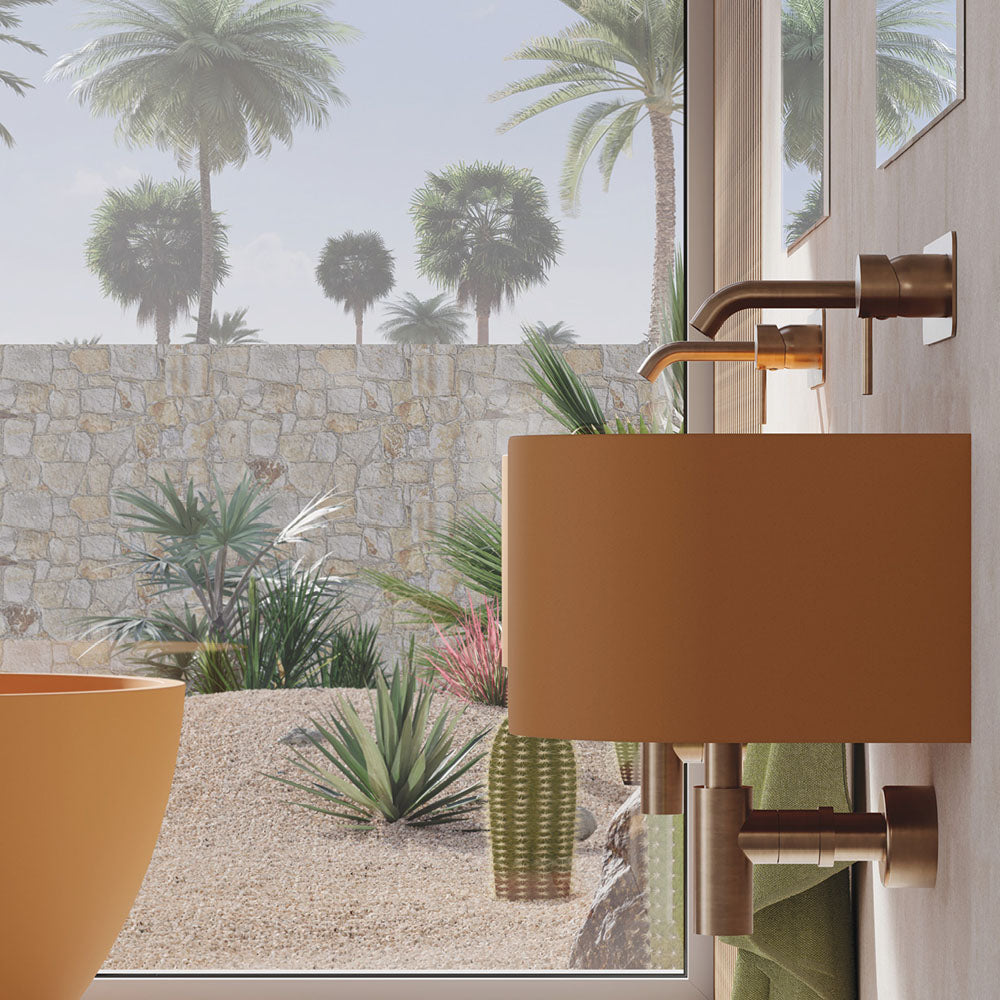 Blanca Concrete Wall Basin, Tuscan