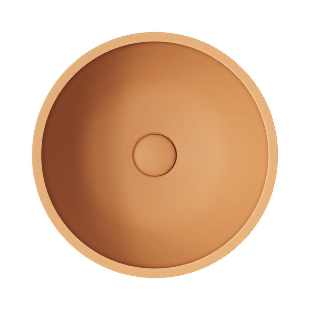 Alba Round Concrete Above Counter Basin, Tuscan