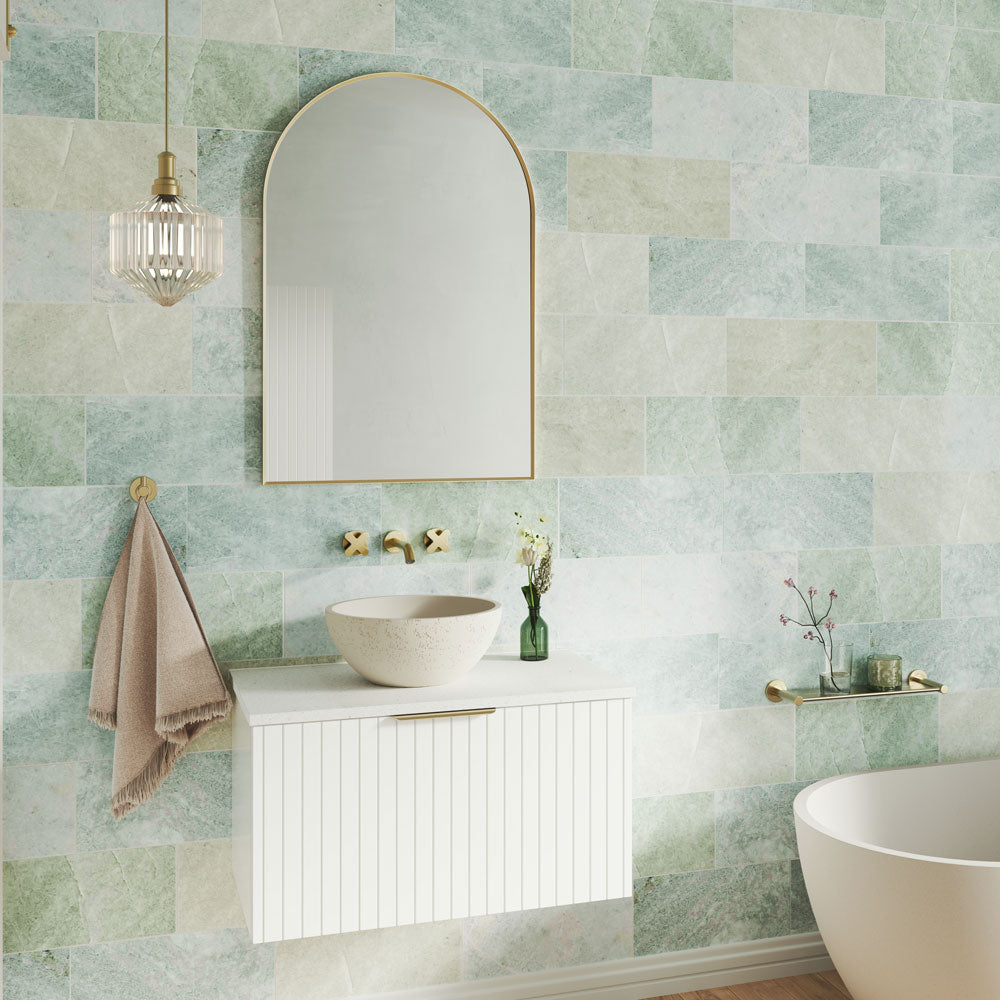 Alba Round Concrete Above Counter Basin, Warm White