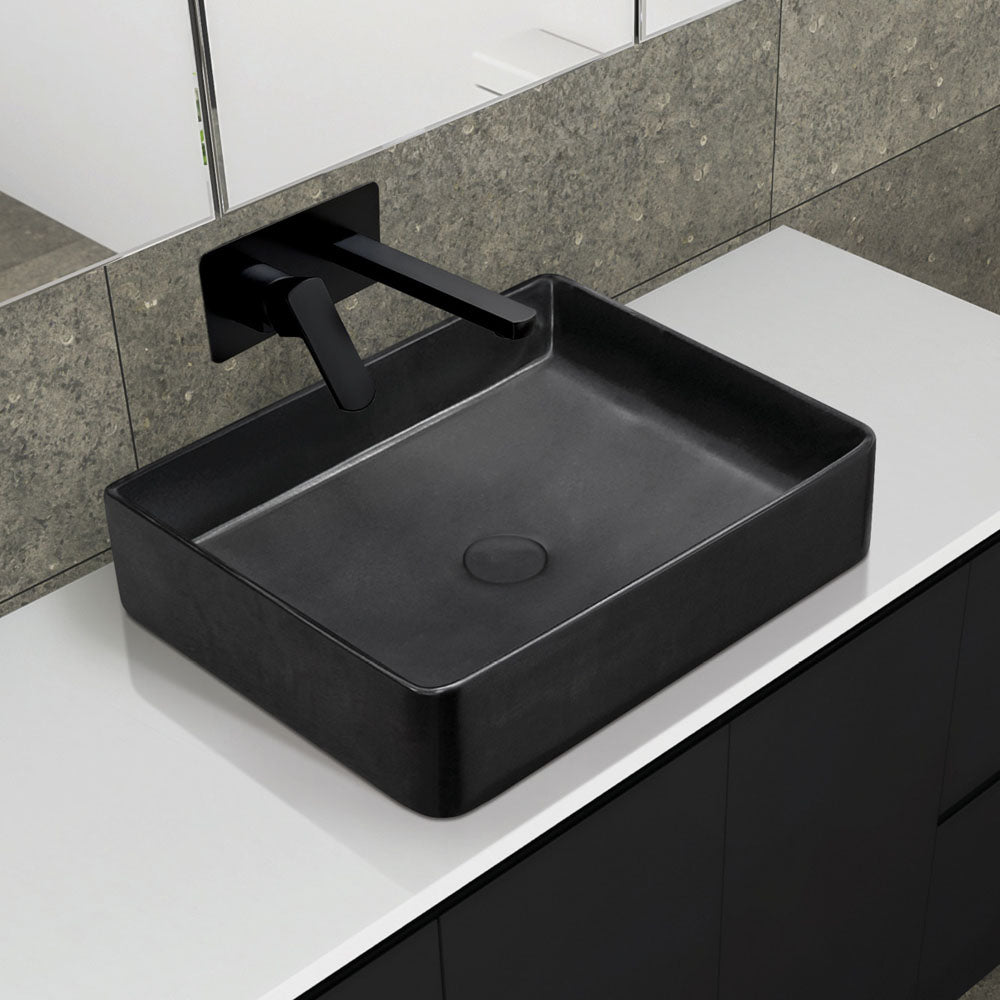 Luciana Above Counter Basin, Matte Black