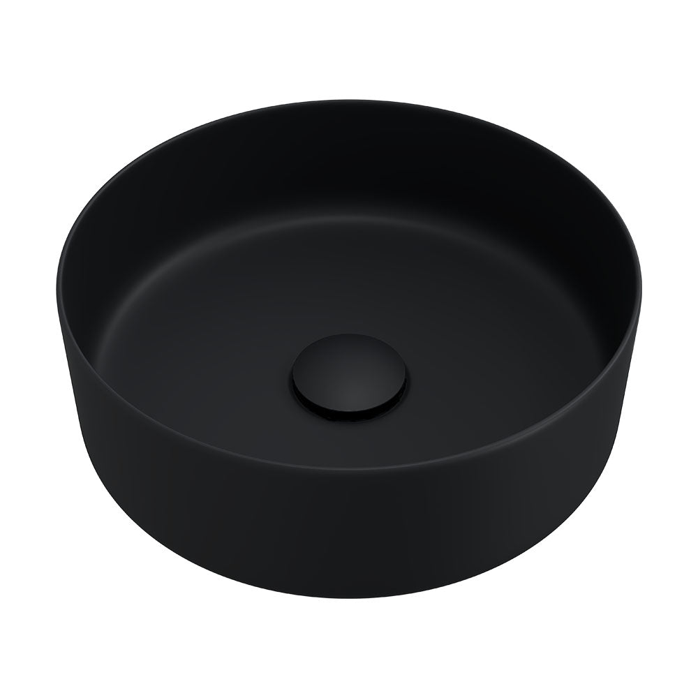 Reba Above Counter Basin, Matte Black