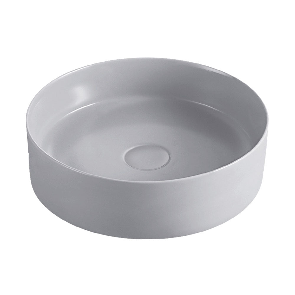 Reba Above Counter Basin, Matte Light Grey