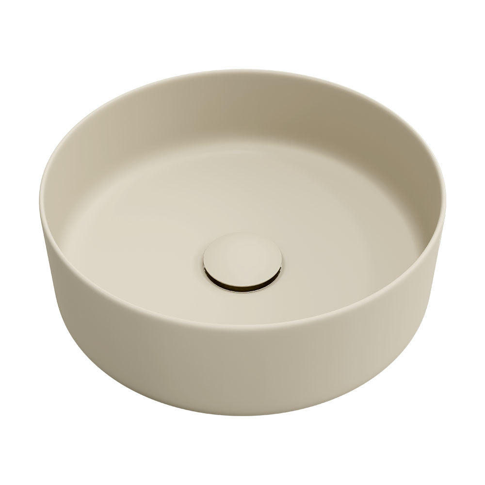 Reba Above Counter Basin, Matte Khaki