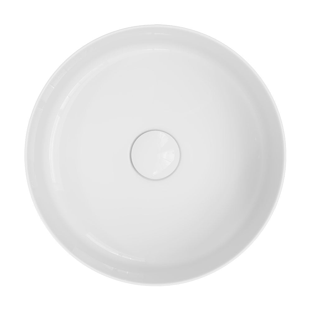 Reba Above Counter Basin, Gloss White