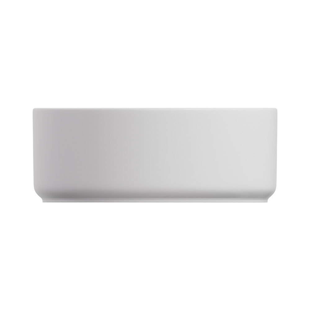 Reba Luxe Above Counter Basin, Matte White