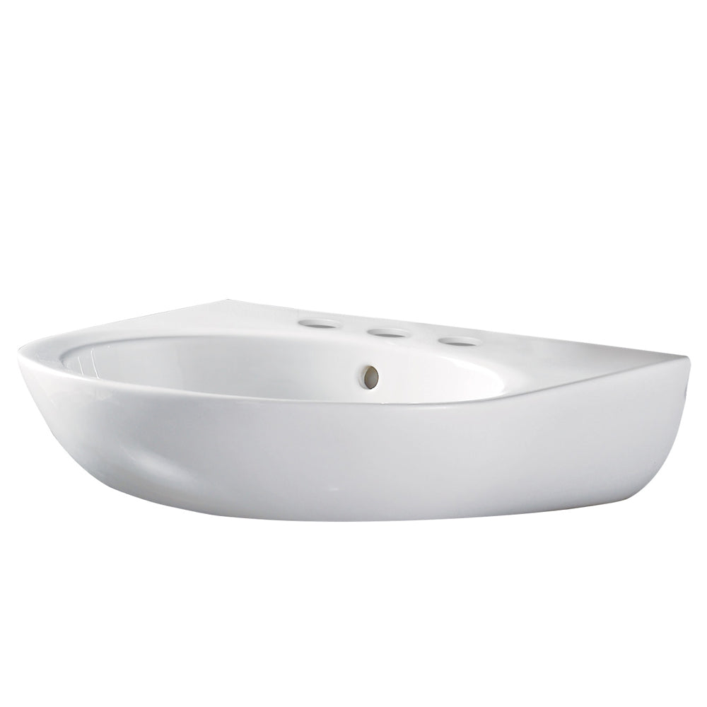 Stella Care Wall Basin (No Shroud), 3 Tap Holes