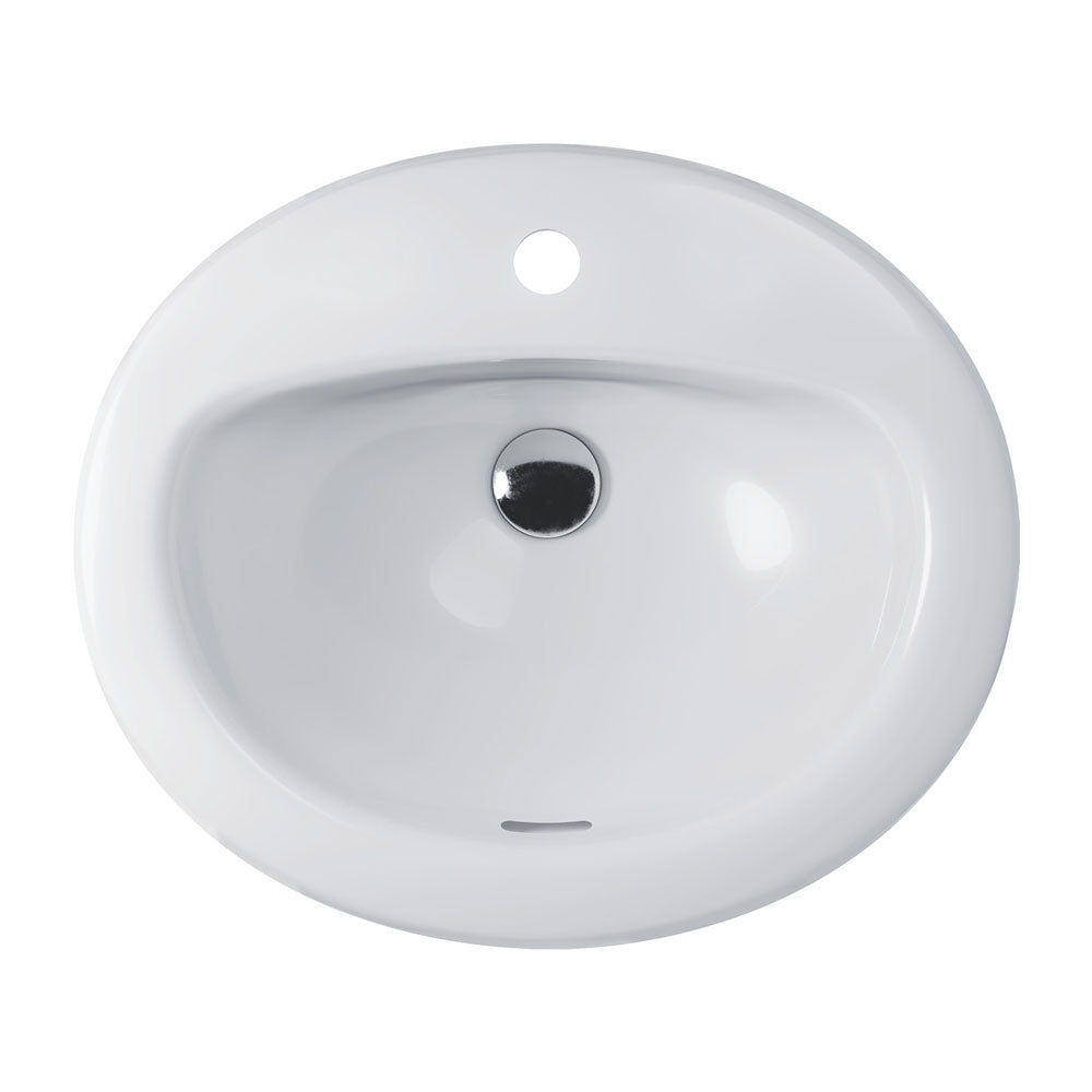 Stella Fully-Inset Basin, 1 Tap Hole