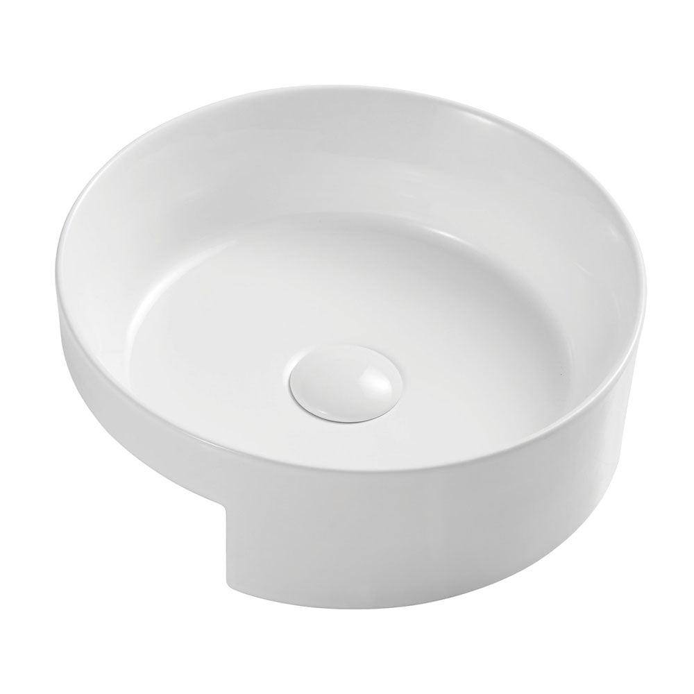 Fienza Reba Semi-Recessed Basin, No Tap Hole